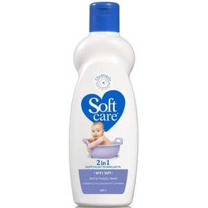 שמפו וסבון Soft Care 1 ליטר קמומיל