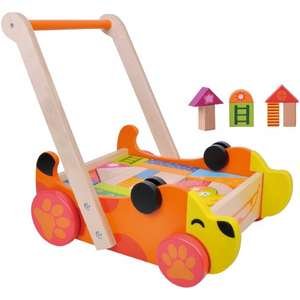 עגלת קוביות כלב Pit Toys