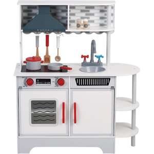 מטבח שף קטן Pit Toys צבע לבן