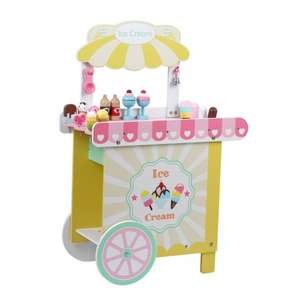 עגלת גלידה מעץ Pit Toys