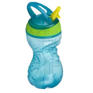 בקבוק אליגטור Nuby פיה מתקפלת 300 מ״ל – טורקיז