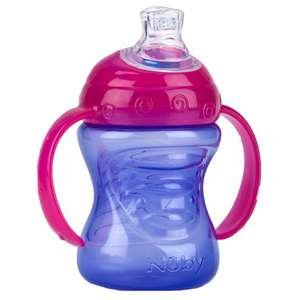 כוס אימון פייה רכה 240 מ״ל Nuby +4 חודשים – ורוד/סגול