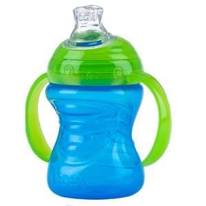 כוס אימון פייה רכה 240 מ״ל Nuby +4 חודשים – ירוק/כחול