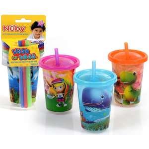 3 כוסות קשית Nuby 300 מ״ל (+12 חודשים)