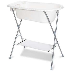 אמבטיה עם מעמד וטרמומטר Oli לבן