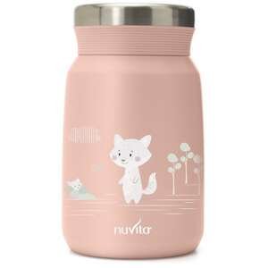 תרמוס מזון ונוזלים 500 מ״ל Nuvita – ורוד