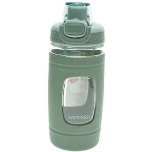 בקבוק 500 מ״ל עם כיסוי סיליקון שמחה זה אנחנו ירוק