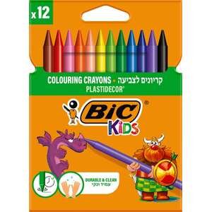 חבילת 12 קריונים BIC Plastidecor