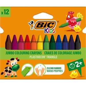 סט 12 קריונים BIC Plastidecor Triangle
