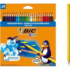 סט 24 עפרונות אקוורל BIC Aquacolor