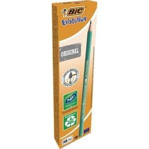 חבילת 12 עפרונות גרפיט BIC HB Ecolutions