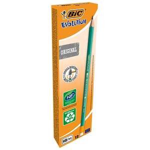 חבילת 12 עפרונות גרפיט BIC HB עם מחק