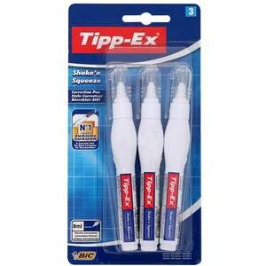 מארז 3 עטי טיפקס Tipp-Ex 8 מ״ל