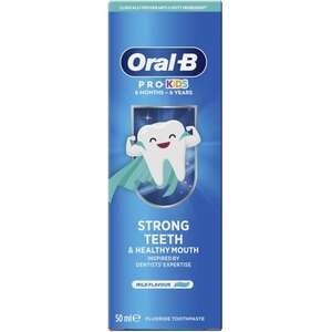 משחת שיניים Oral-B Pro Kids פירות 50 מ"ל