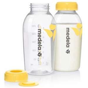 זוג בקבוקים לאחסון חלב אם 250 מ״ל Medela