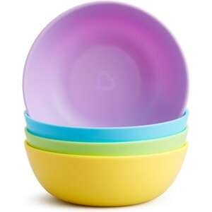 4 קערות אוכל צבעוניות Munchkin