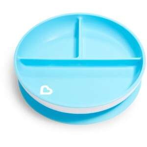 צלחת מחולקת נצמדת בואקום Munchkin – כחול