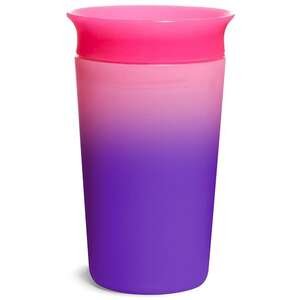 כוס פלא Munchkin 360° משנה צבע 266 מ״ל – ורוד