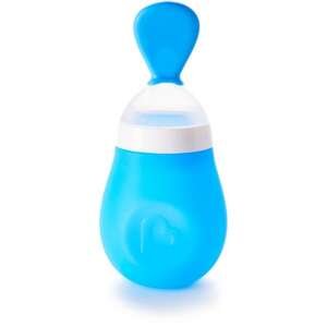 בקבוק כפית סיליקון Munchkin – כחול