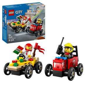 מרוץ מכוניות: פיצה נגד כבאית 60458 LEGO City