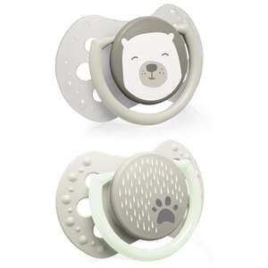 זוג מוצצי סיליקון Lovi Buddy Bear – 3–6 חודשים