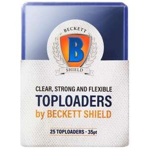 ערכת 25 שרוולי מגן Toploader Beckett Shield