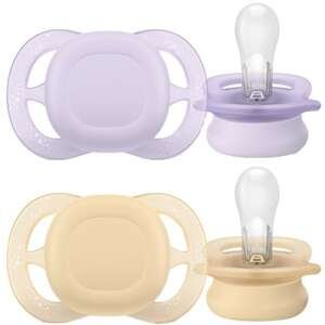 Avent Ultra Start מוצצים 0-2 לילך/צהוב