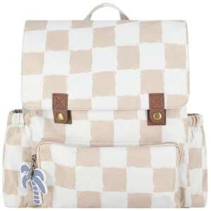 תיק גן רטרו Minene בז' ריבועים