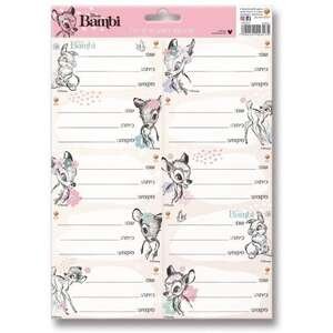 מארז 3 מדבקות למחברת Palphot במבי