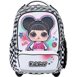 תיק גב X-Fix Kal Gav שחור לבן LOL מסיבה