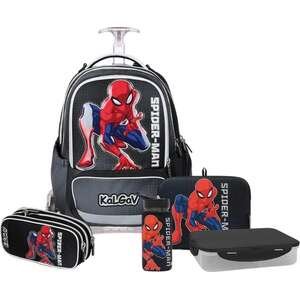 מארז כיתה א׳ Kal Gav X-Fix טרולי שחור ספיידרמן