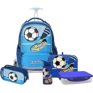 מארז כיתה א׳ Kal Gav X-Fix טרולי כחול כהה משחק כדורגל