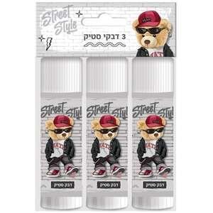 דבק סטיק Palphot דובי 15 גרם שלישייה