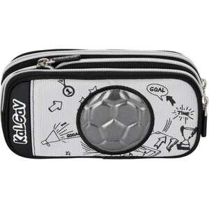 קלמר מתרחב Kal Gav שחור כסוף כדורגל