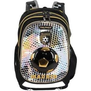 תיק גב אורתופדי 25 ליטר Palphot כדורגל שחור זהב