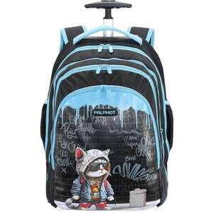 תיק טרולי בית ספר Palphot חתול גרפיטי