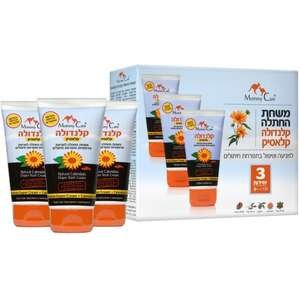 משחת החתלה Mommy Care קלנדולה – סט 3×120 מ״ל