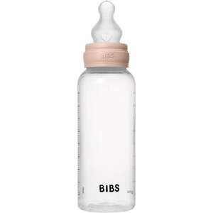 BIBS – בקבוק פלסטיק 270 מ״ל עם פטמת סיליקון – Blush
