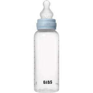 BIBS – בקבוק פלסטיק 270 מ״ל עם פטמת סיליקון – כחול