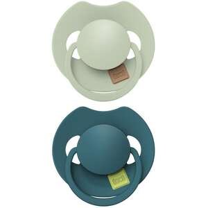 זוג מוצצי סיליקון Lovi Prime – ירוק ופיסטוק (6–18 חודשים)