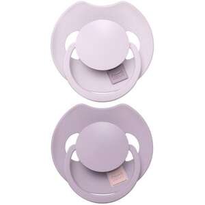 זוג מוצצי סיליקון Lovi Prime – סגול/לילך (6–18 חודשים)