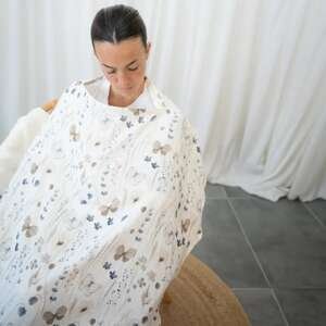 סינר הנקה Baby Boss 70×100 – פרפרים