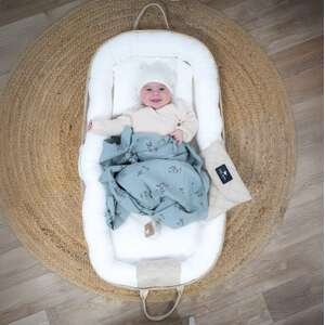 משטח החתלה + בייבי נסט Baby Boss Royal 50×100 – פשתן