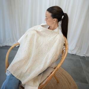 סינר הנקה Baby Boss 70×100 – קשתות חאקי