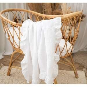 סט חלומי לתינוק Baby Boss 115×85 כותנת טטרה – לבן