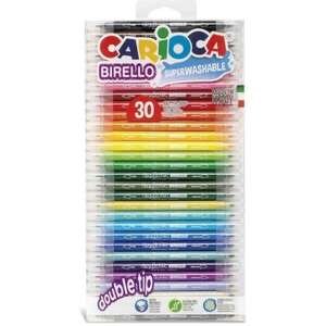 סט 30 טושים דו צדדיים Carioca Birello