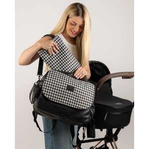 תיק עגלה Desert Baby Boss – פפיטה שחור/לבן