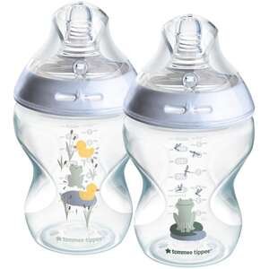 2 בקבוקי האכלה Tommee Tippee Natural Start 260 מ״ל – חיות