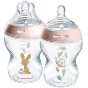 2 בקבוקי 260 מ״ל Tommee Tippee Natural Start בנות
