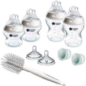 סט ניובורן Tommee Tippee Natural Start – 4 בקבוקים, זוג מוצצים, פטמות ומברשת